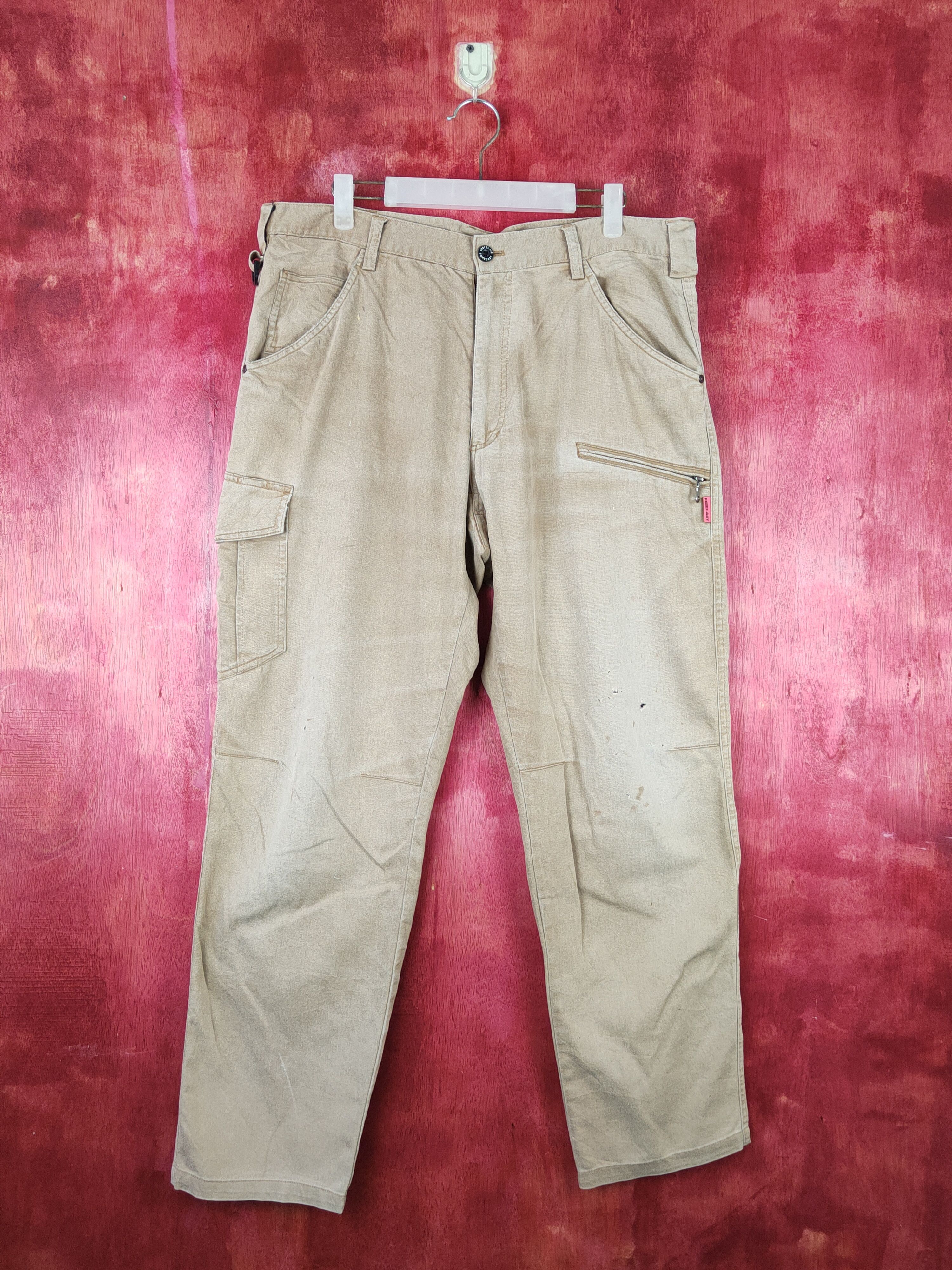 Japanese Brand Forecast Brown Faded Multipocket Tactical Cargo Pants #S1393 Size US 36 / EU 52 - 1 Thumbnail
