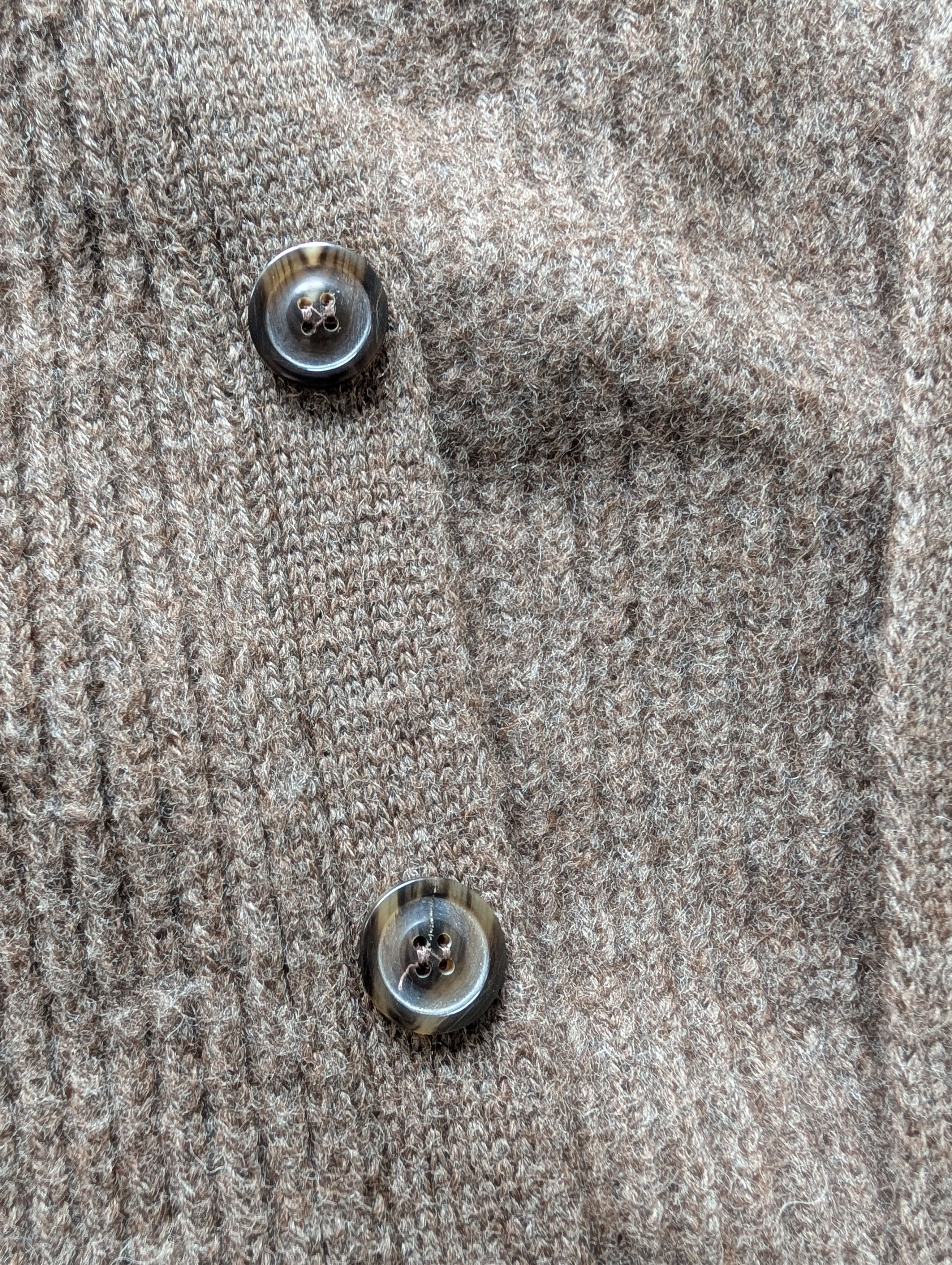 Maison Margiela Maison Margiela Brown Mohair Cardigan Size US S / EU 44-46 / 1 - 3 Thumbnail