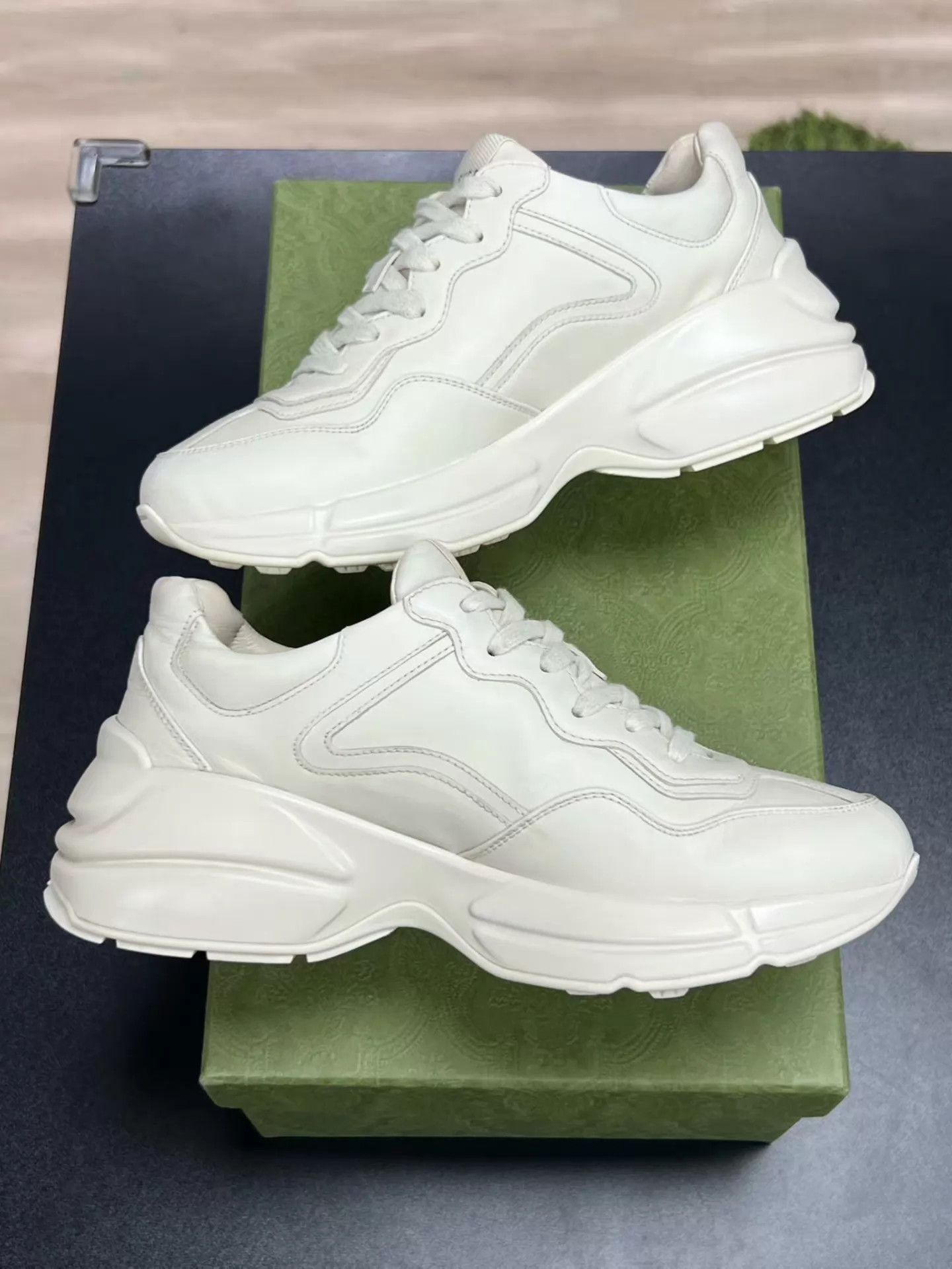 Gucci GUCCI Rhyton White 36 EU 1-5 Uses Original Box Size US 5.5 / IT 35.5 - 6 Thumbnail