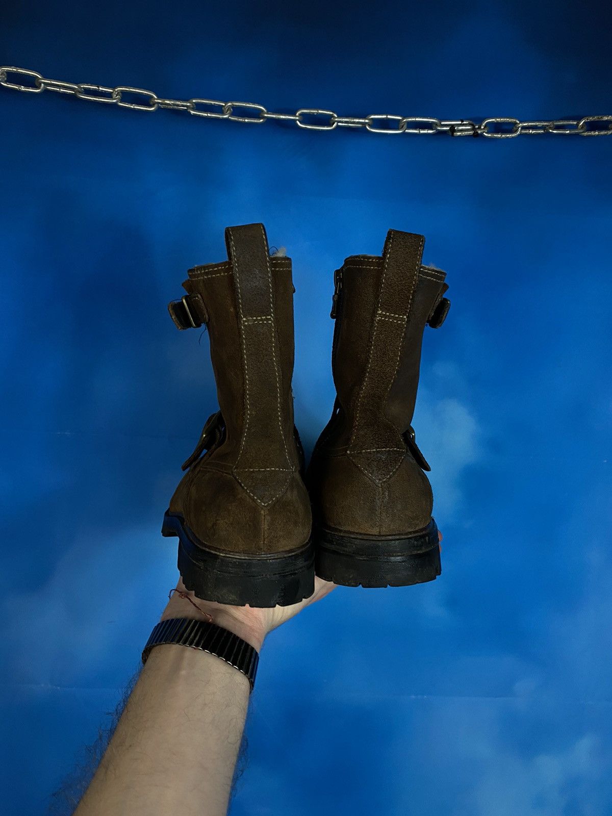 John Varvatos John Varvatos fur suede boots Size US 9 / EU 42 - 7 Thumbnail