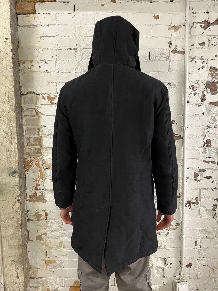 Emporio Armani FW2013 Emporio Armani Black Faux Fur Hooded Long Jacket Size US M / EU 48-50 / 2 - 3 Thumbnail