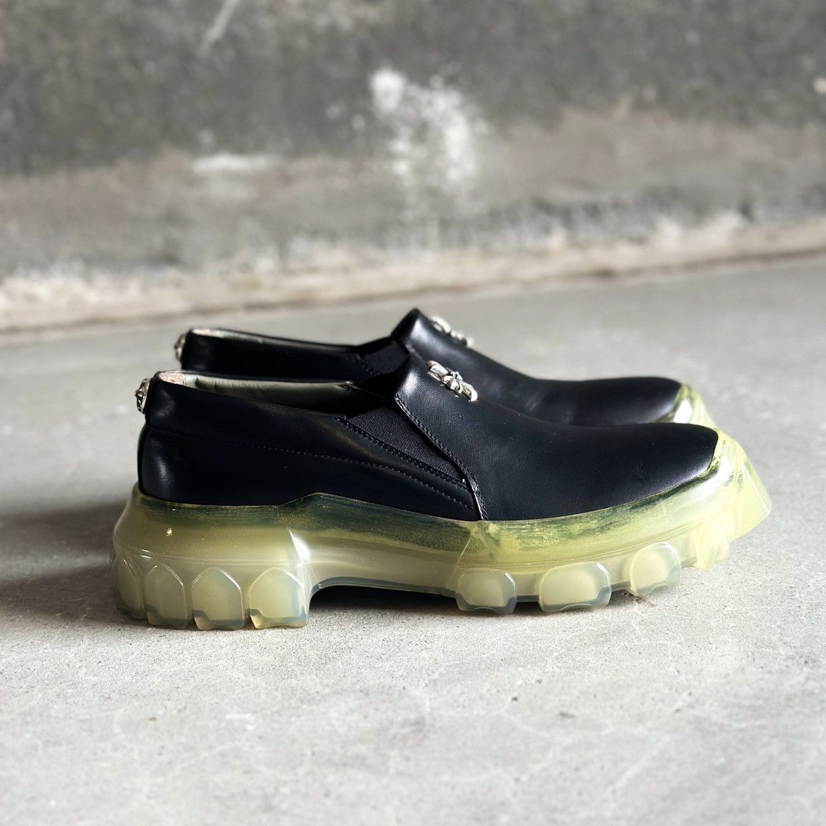 Chrome Hearts × Rick Owens 1/1 Special Order Maltese Cross LBO Tractor Boat Shoes 🍈 Size US 9.5 / EU 42-43 - 6 Thumbnail