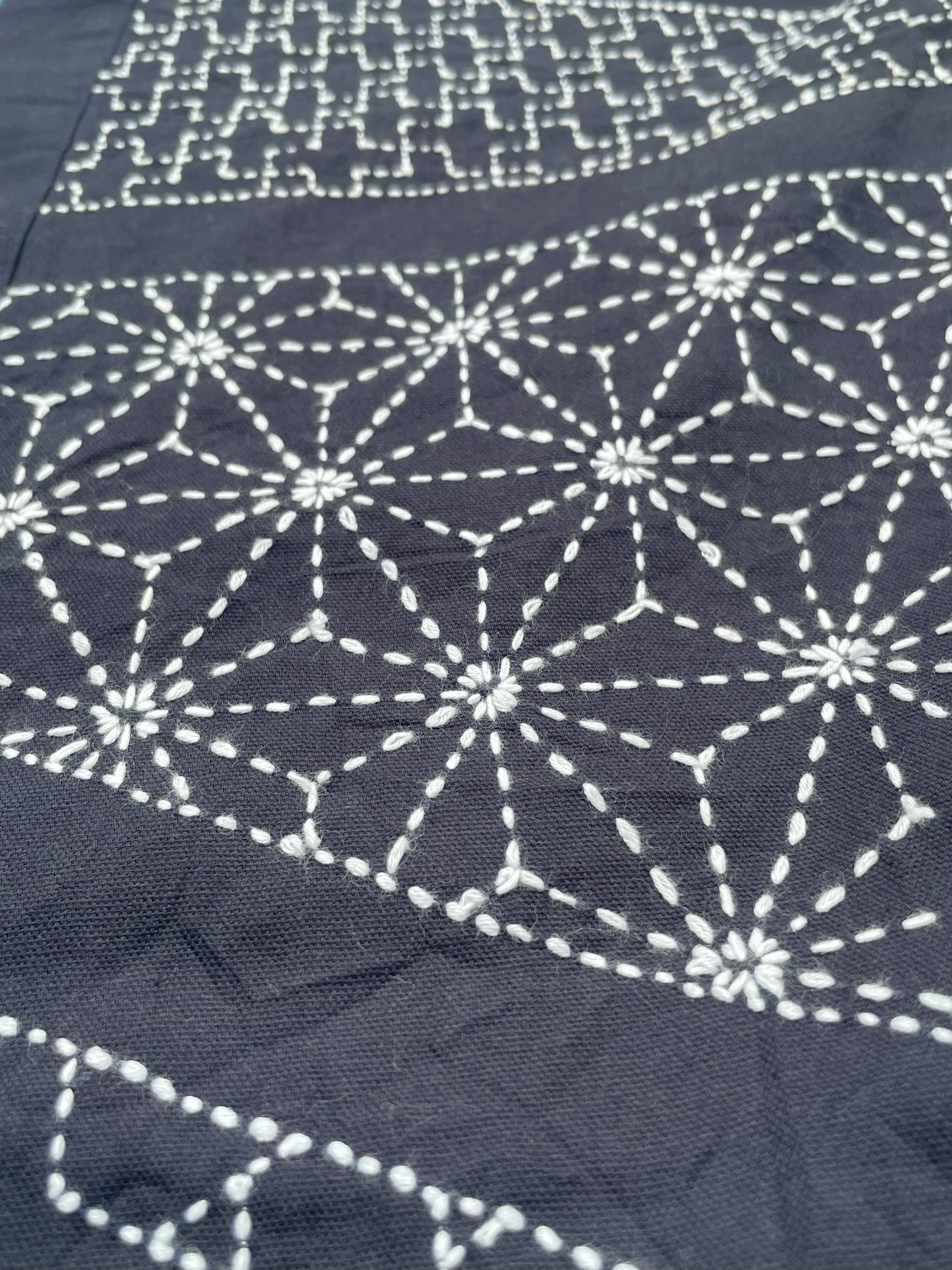 Japanese Brand Vintage Sashiko Mens Kimono Size US XL / EU 56 / 4 - 4 Thumbnail