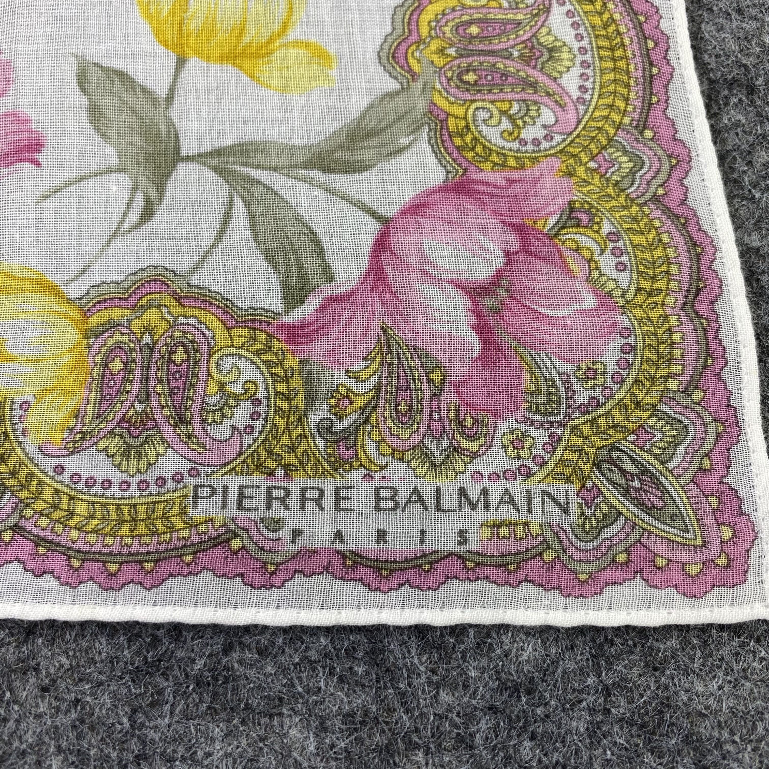 Pierre Balmain Pierre Balmain Handkerchief / Bandana / Neckerchief -B857 Size ONE SIZE - 5 Thumbnail