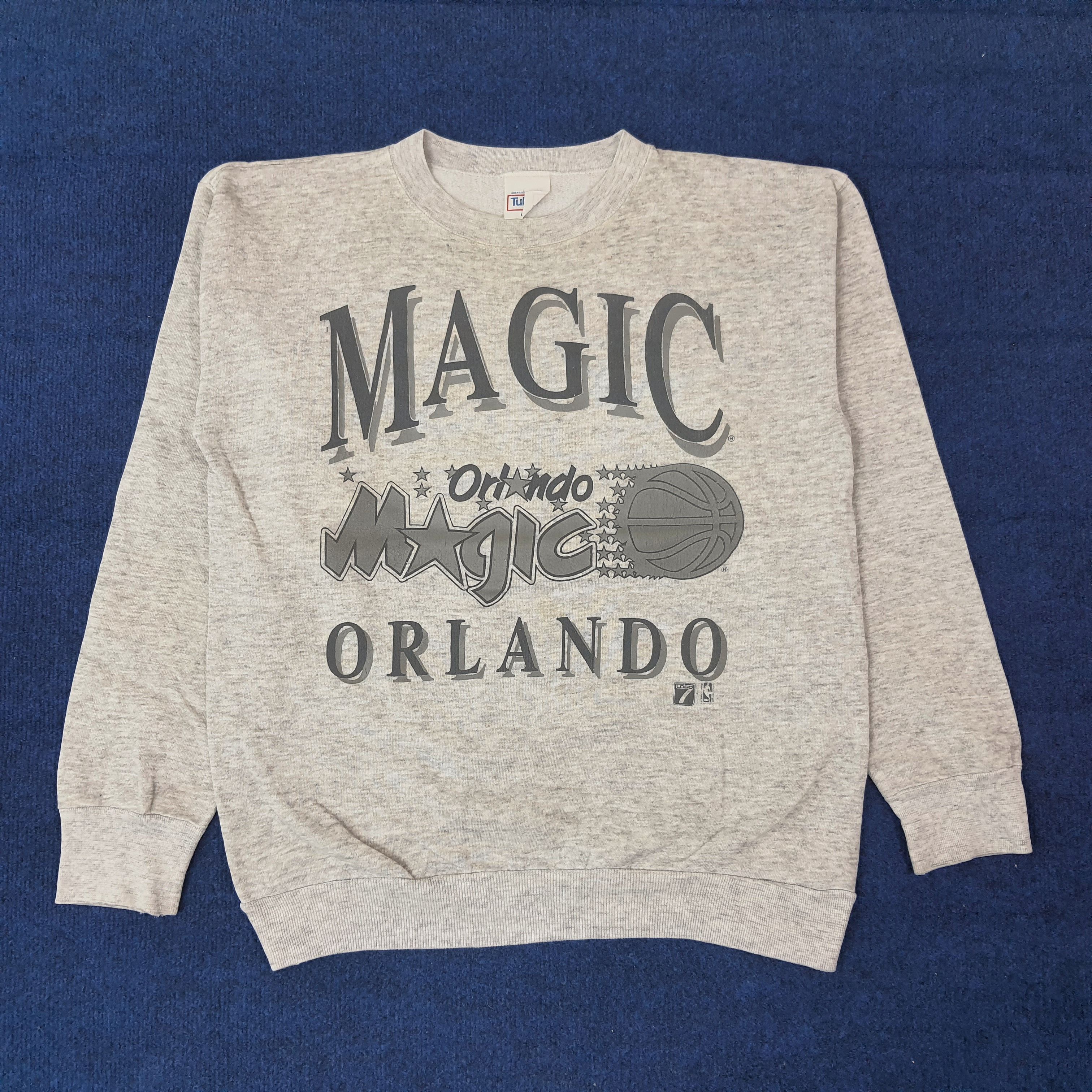 Tultex Vintage Orlando Magic Basketball Team Sweatshirt C257N10 Size US M / EU 48-50 / 2 - 1 Thumbnail
