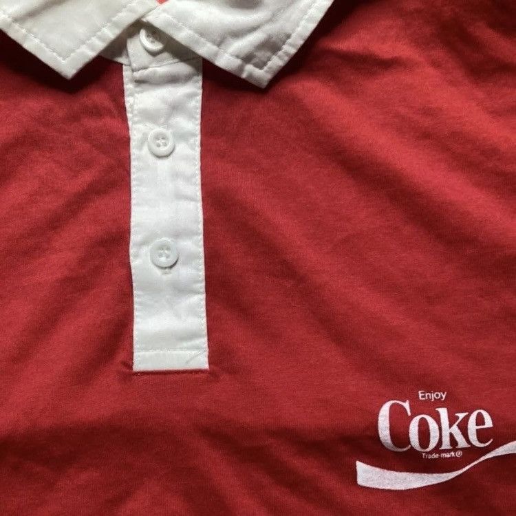 Coca Cola × Cotton On Cotton On Coca Cola Cropped Polo Shirt Size XS / US 0-2 / IT 36-38 - 2 Thumbnail