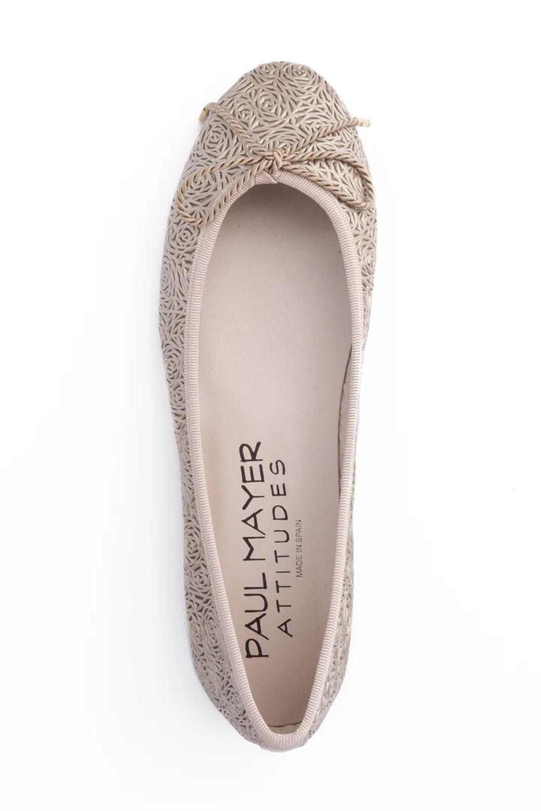 Designer Paul Mayer Attitudes Bingo Nappa Champagne Size 6.5B - NWT Size US 6.5 / IT 36.5 - 5 Thumbnail