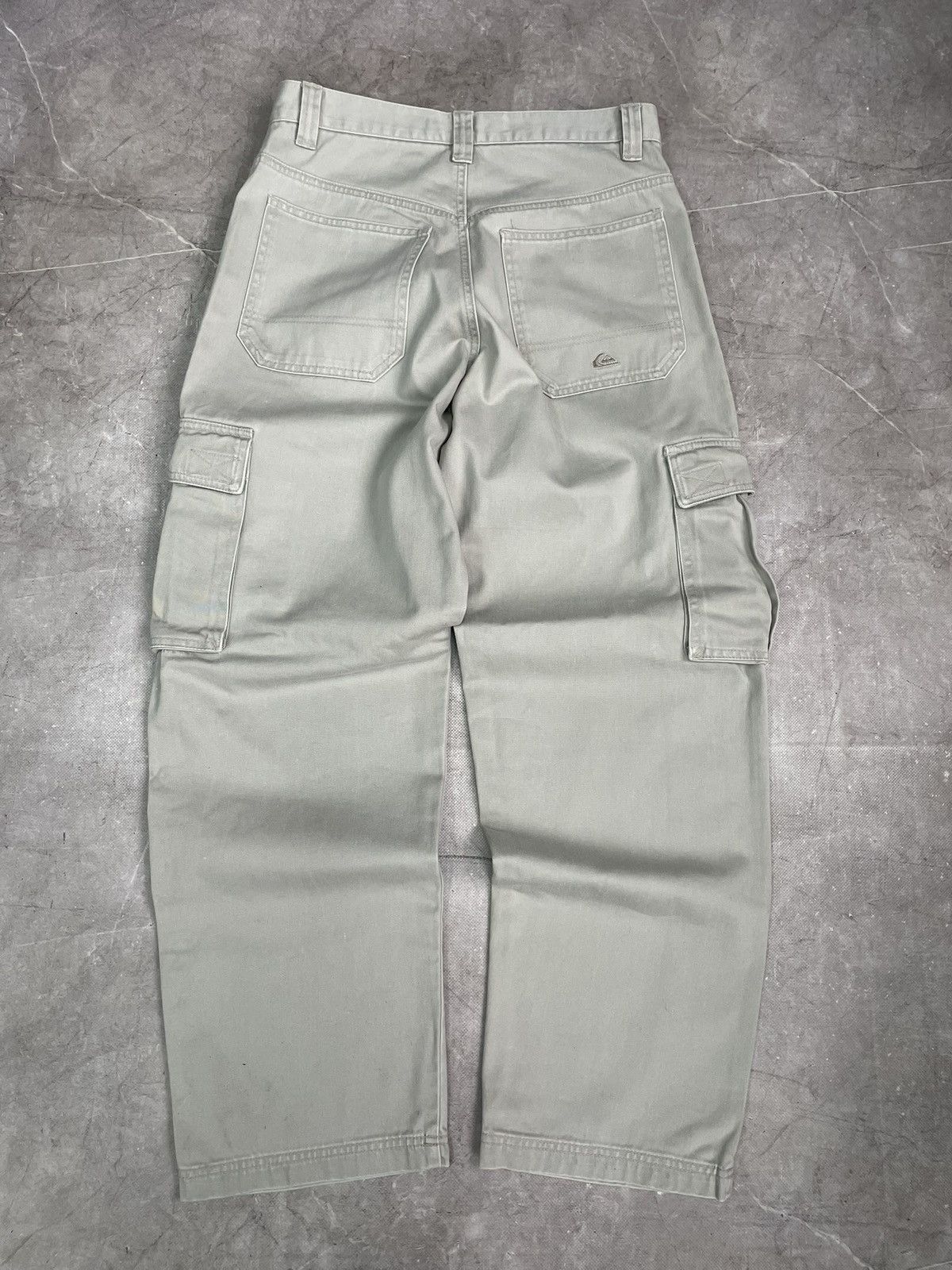 Quiksilver Surf style cargo carpenter retro pants Quiksilver USA y2k Size US 30 / EU 46 - 9 Thumbnail