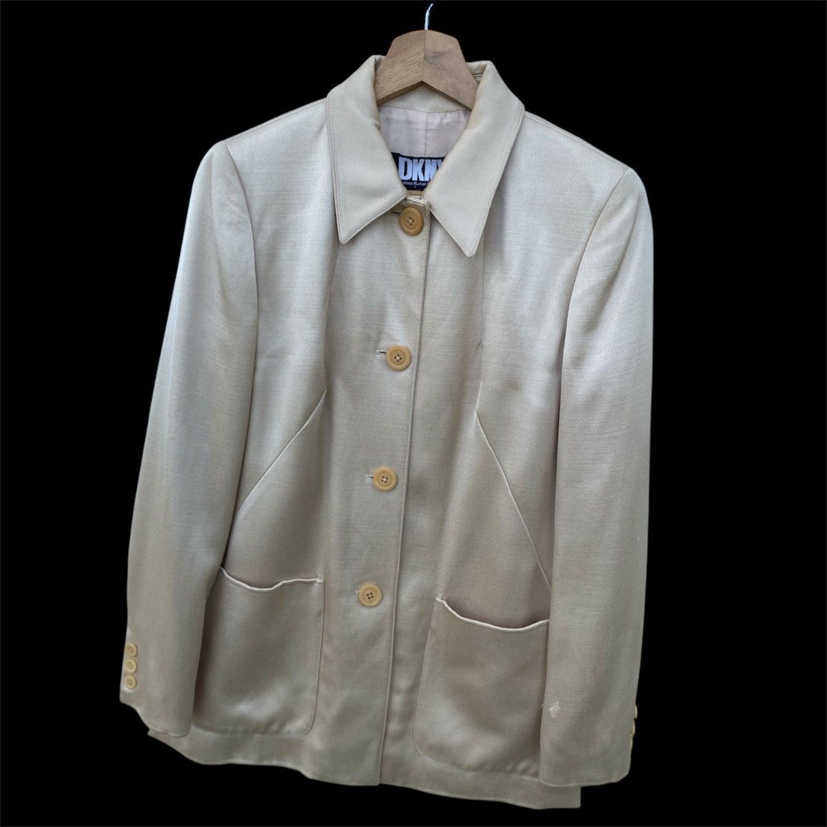 DKNY DKNY Donna Karan Wool Rayon Tailored Jacket Size S / US 4 / IT 40 - 1 Thumbnail