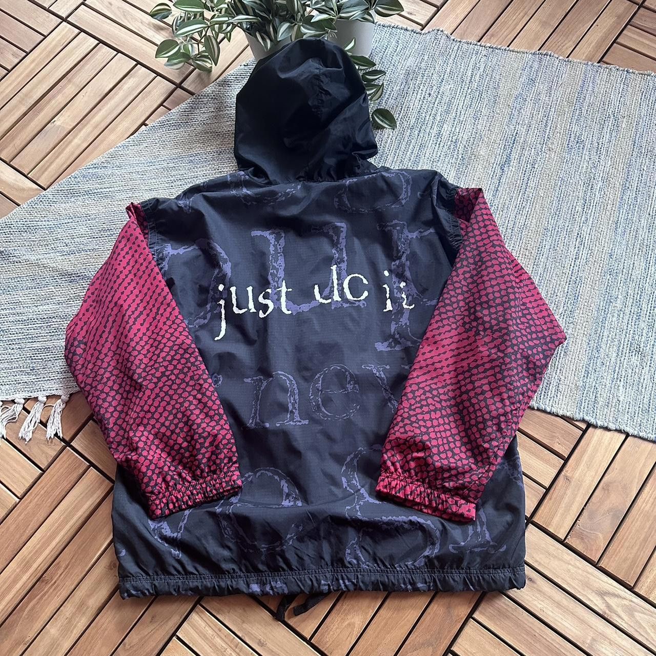 Nike Vintage 90s Nike Just Do It Nylon Track Jacket Size US M / EU 48-50 / 2 - 4 Thumbnail