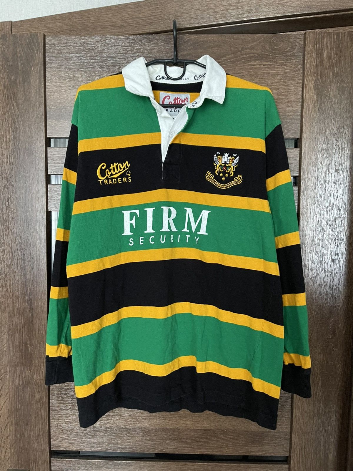 Cotton Traders 1996/1997 Northampton Rugby Vintage Sweatshirt Pullover Size US L / EU 52-54 / 3 - 2 Thumbnail