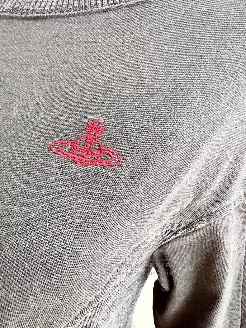 Vivienne Westwood Vivienne Westwood Vintage Grey Striped Saturn Hooded Sweat Size ONE SIZE - 3 Thumbnail
