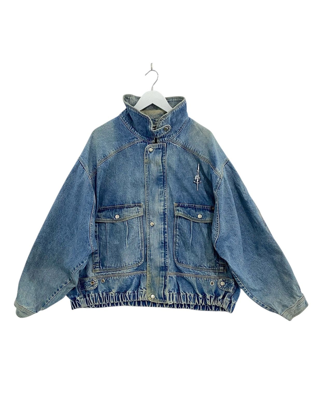 Vintage Vintage Paddocks Jean Bomber Jacket Size US S / EU 44-46 / 1 - 2 Thumbnail