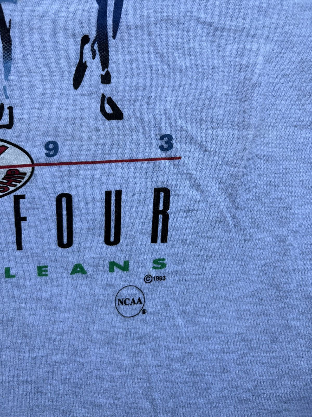 NCAA Vintage 1993 Trench NCAA Final Four Tournament T-Shirt Sz. L Size US XL / EU 56 / 4 - 6 Thumbnail