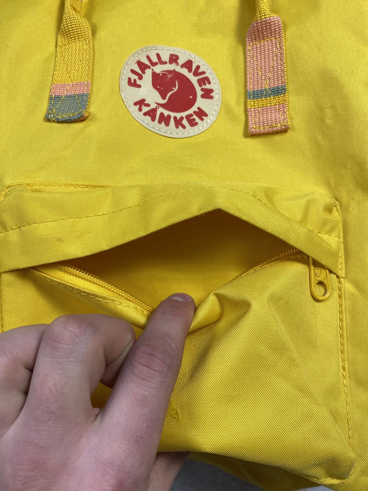 Fjallraven Fjallraven Kanken Yellow Backpack with Reflective Logo Size ONE SIZE - 11 Thumbnail