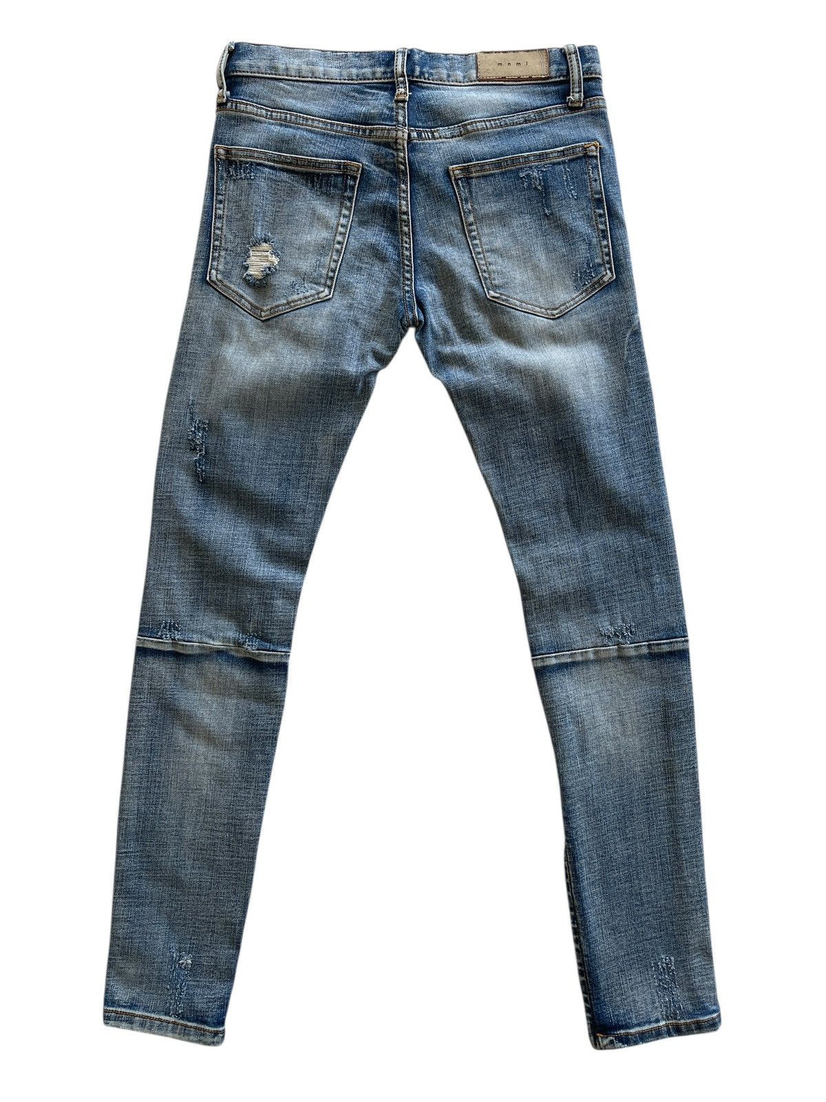 MNML MNML Distressed Stretch Skinny Denim Size US 30 / EU 46 - 3 Thumbnail