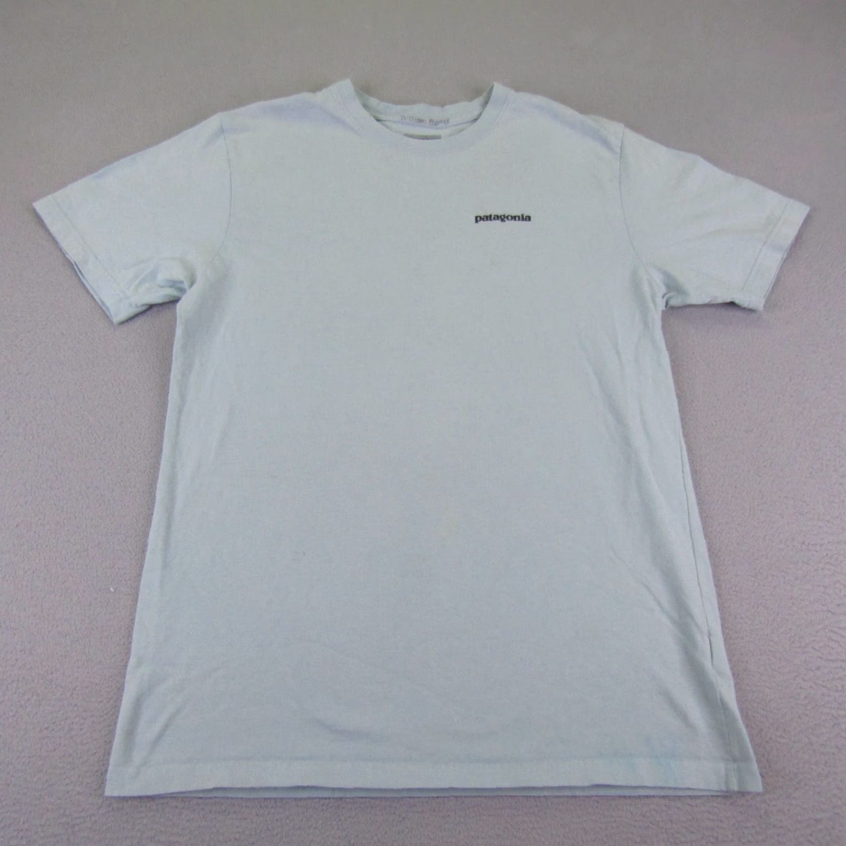 Patagonia Patagonia Shirt Mens Medium Blue Regular Fit Organic Cotton Shark Logo Tee Size US M / EU 48-50 / 2 - 2 Thumbnail