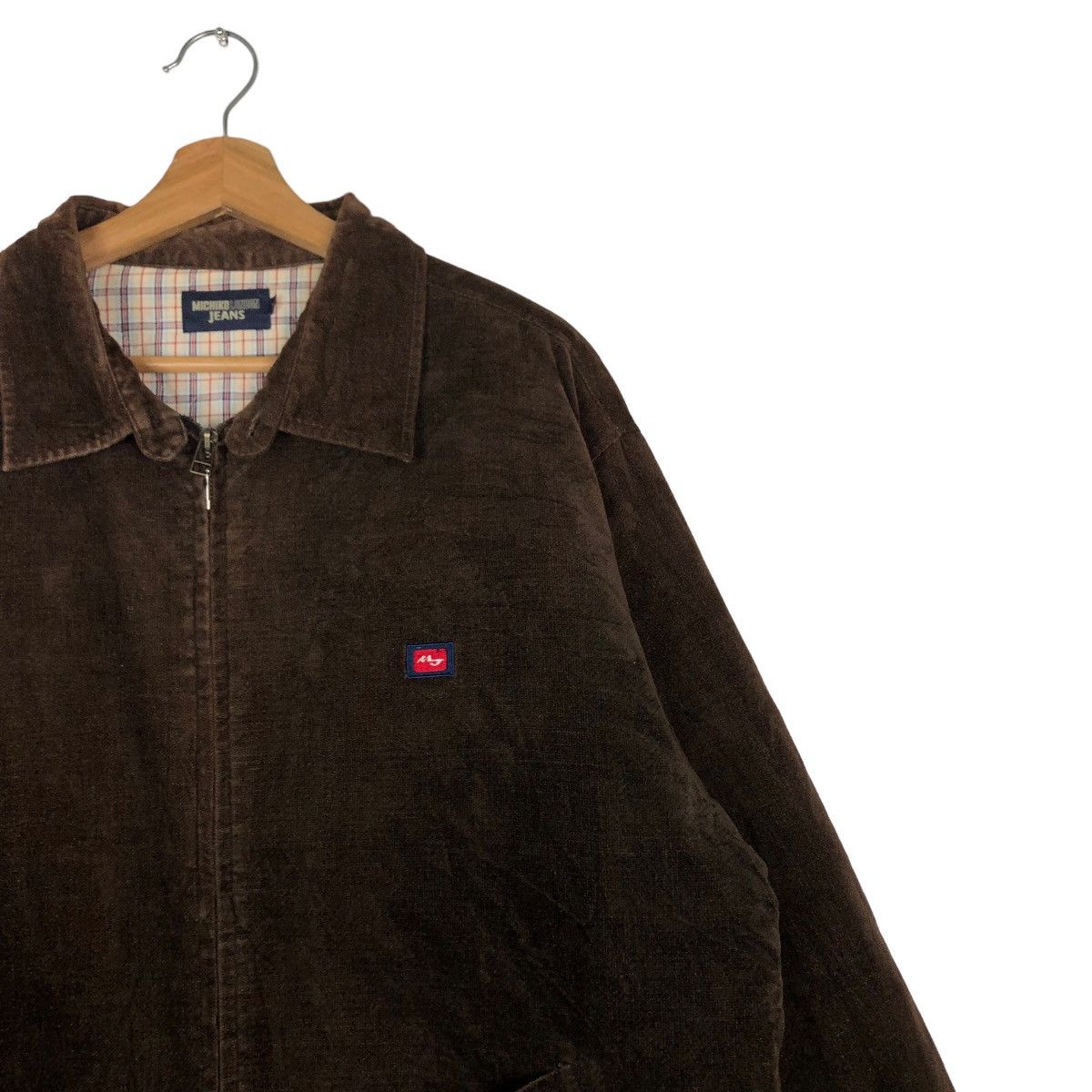 Japanese Brand 🔥Vtg Quilted Bomber Jacket Michiko London Tartan Lining Size US L / EU 52-54 / 3 - 6 Thumbnail