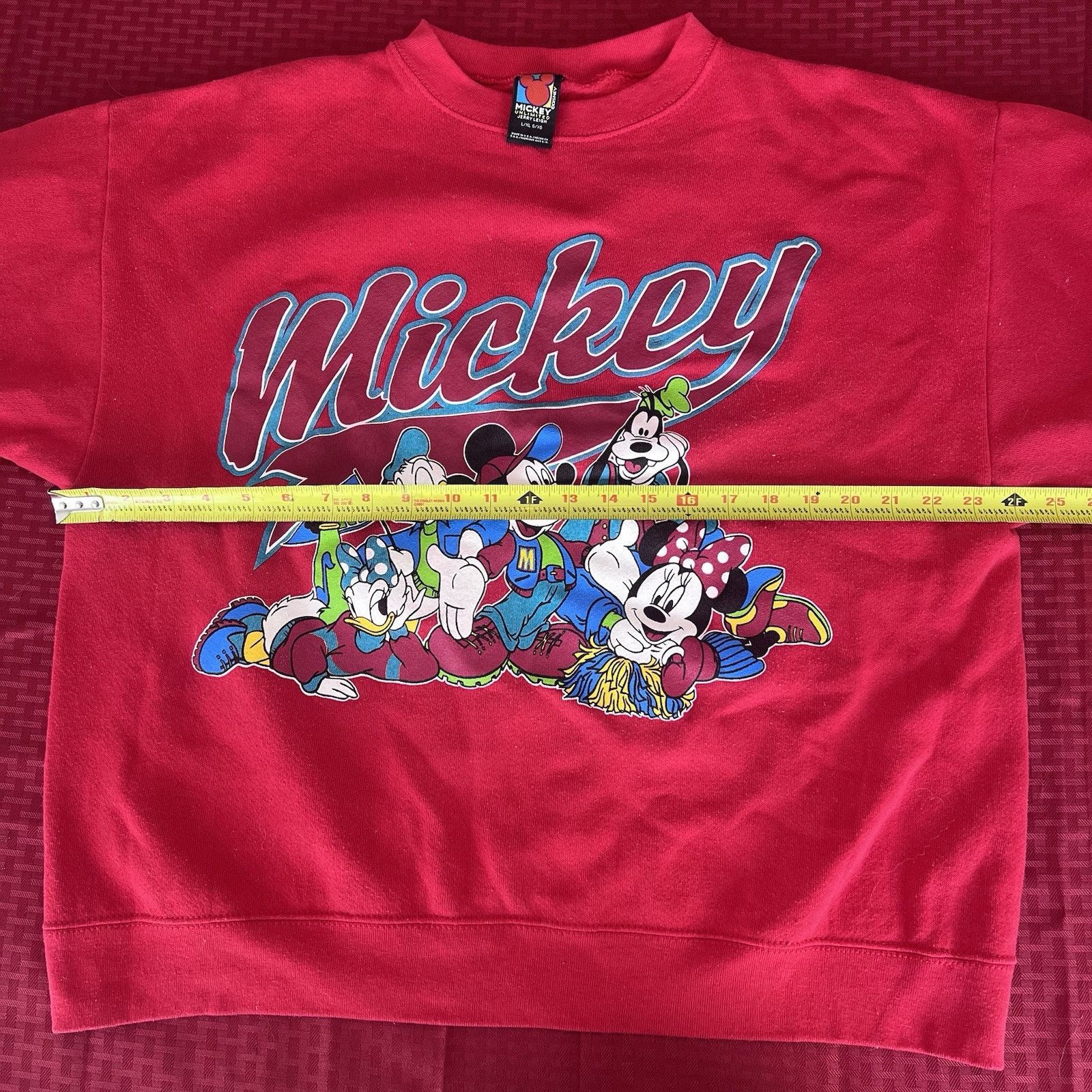 Disney Vintage Disney Mickey Mouse Sweatshirt Large Goofy Minnie Size US L / EU 52-54 / 3 - 4 Thumbnail