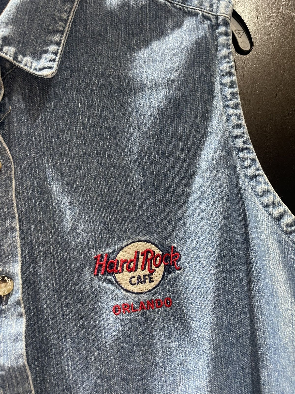 Hard Rock Cafe Vintage Hard Rock Cafe Vest Womans L Button Front Size L / US 10 / IT 46 - 2 Thumbnail