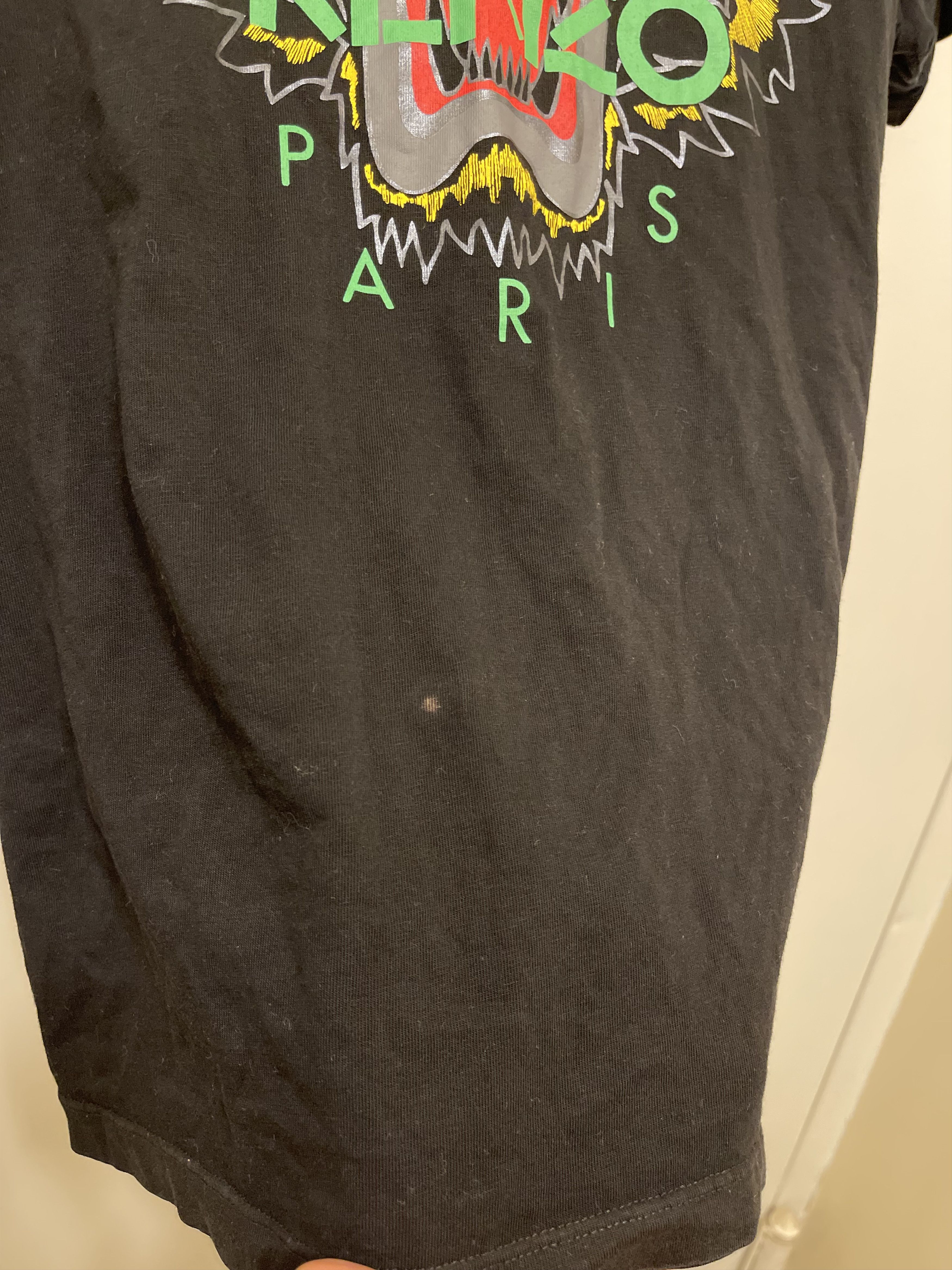 Kenzo KENZO PARIS BLACK TEE TIGER PRINT LOGO Size US M / EU 48-50 / 2 - 7 Thumbnail