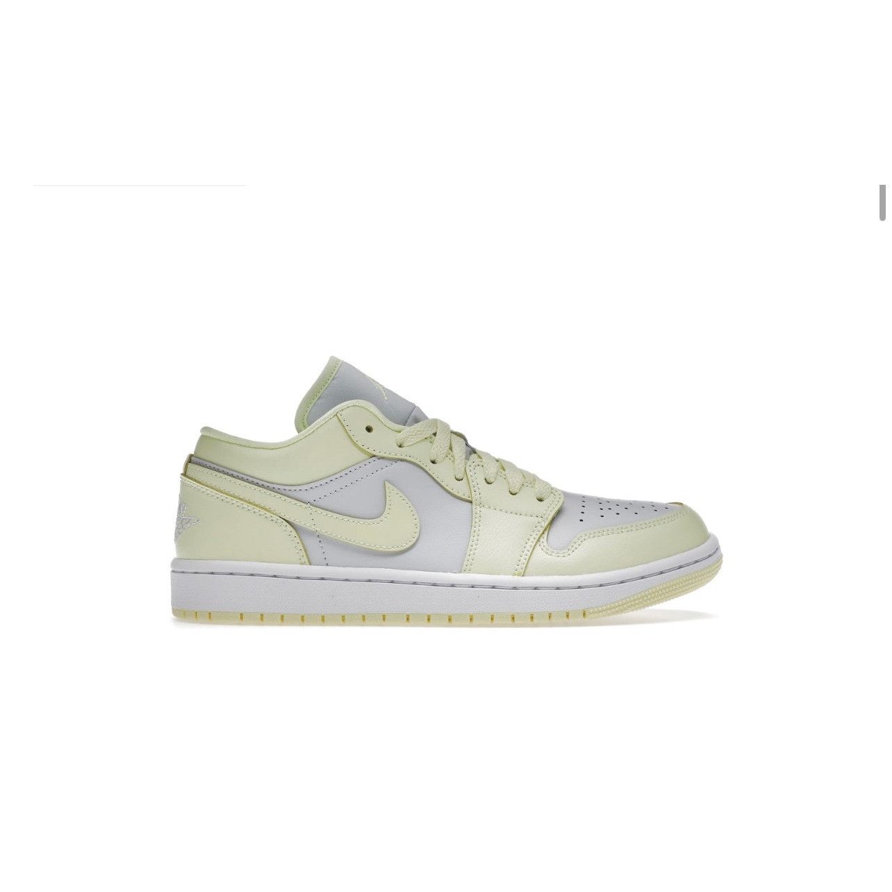 image of Nike Jordan 1 Low Lemonade Women's Size 10- Dc0774-007 Shoes in White/Lemonade