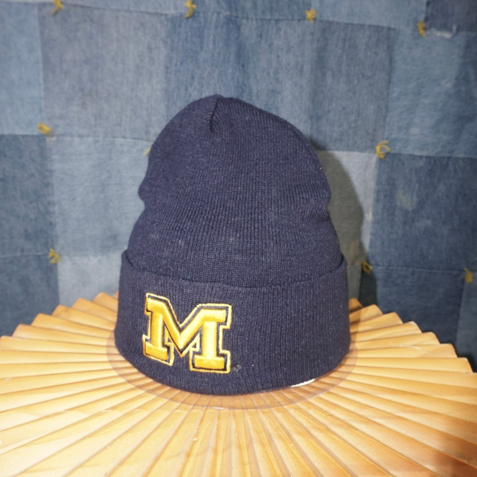 Top Of The World OSFA - Vintage Y2K Michigan University embroider 00s beanie Size ONE SIZE - 2 Thumbnail