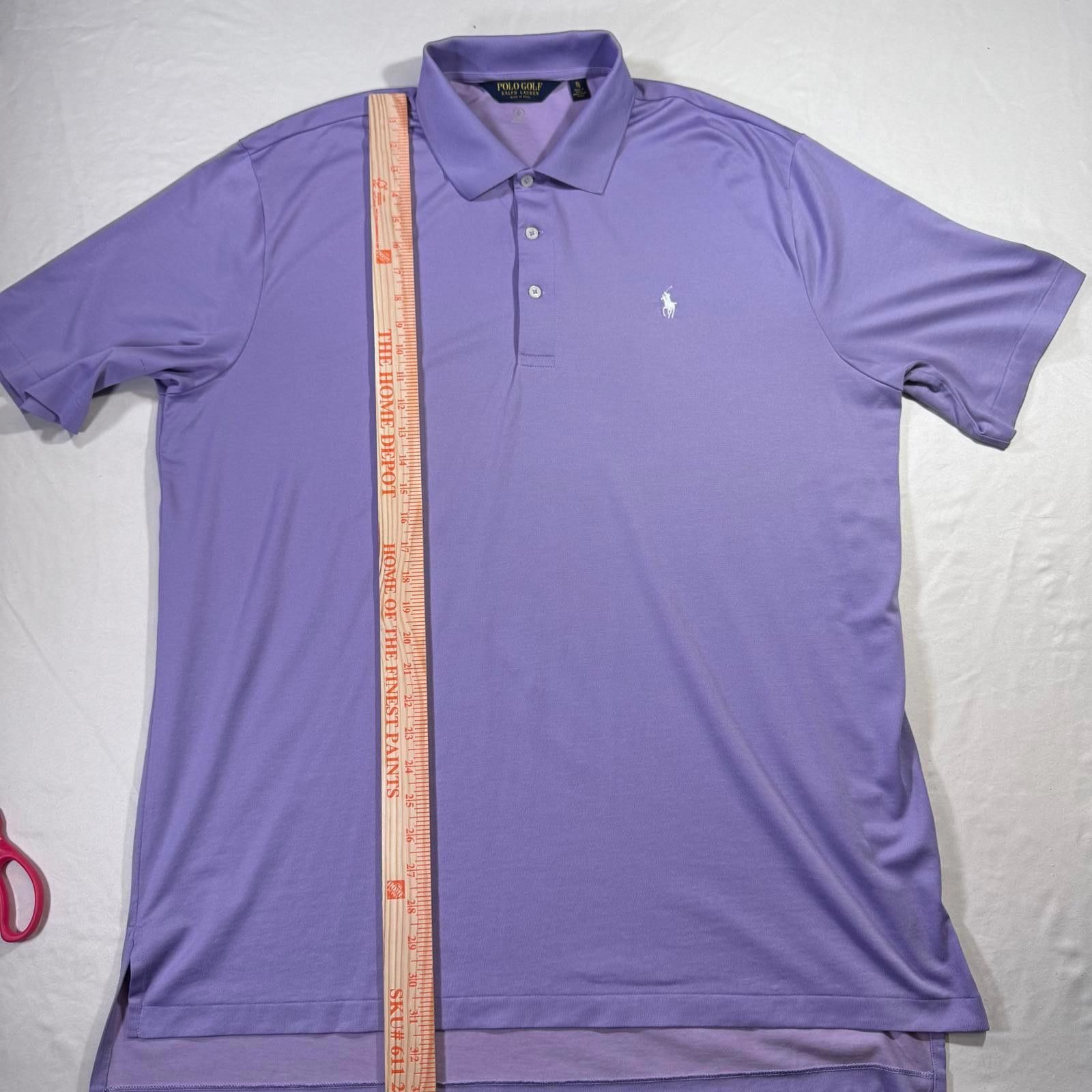 Polo Ralph Lauren RALPH LAUREN POLO GOLF Men's XL Short Sleeve Light Purple Size US XL / EU 56 / 4 - 10 Thumbnail