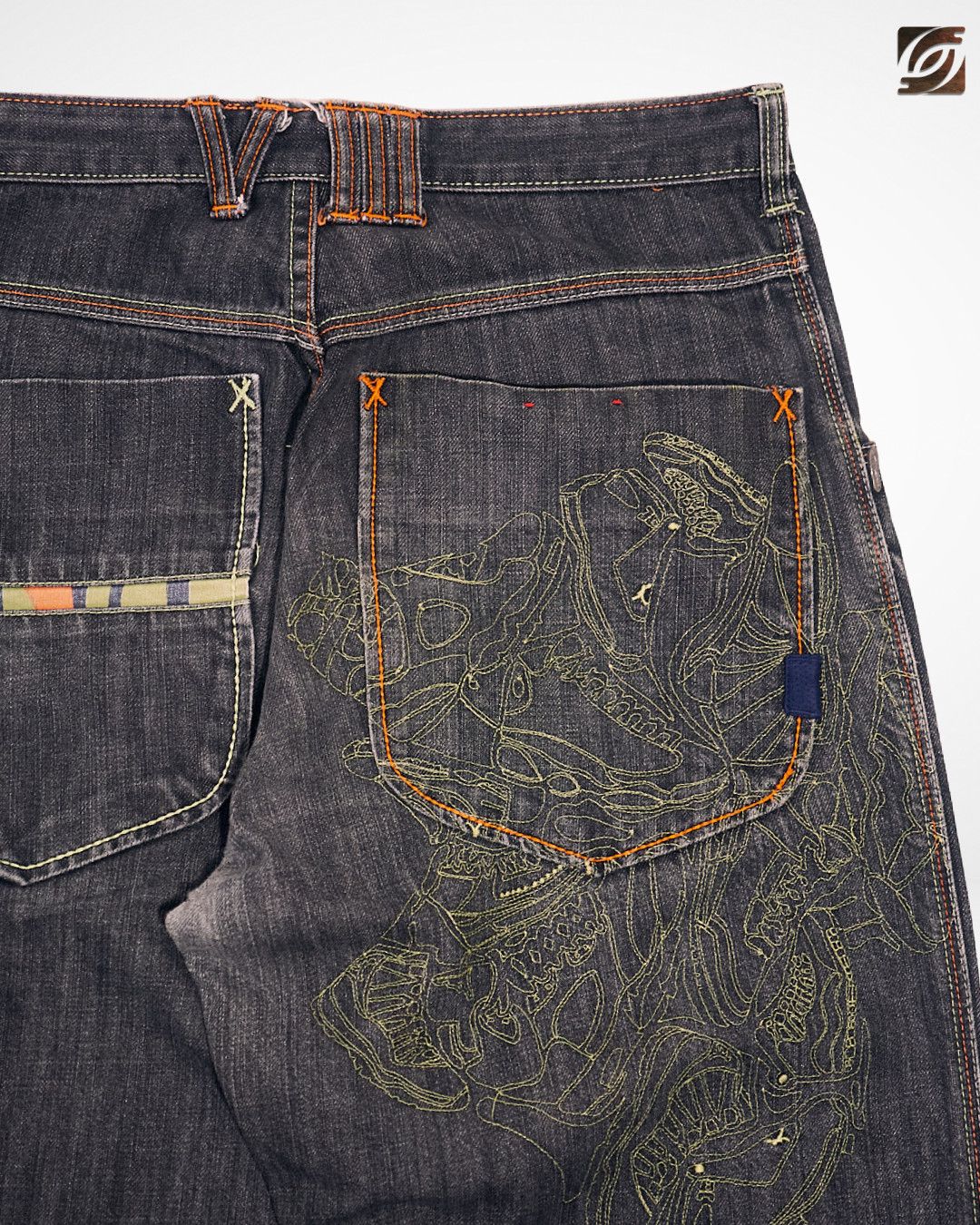 Jordan Brand FW07 Jordan VIII Wide Leg Models Denim Pants Size US 34 / EU 50 - 11 Thumbnail