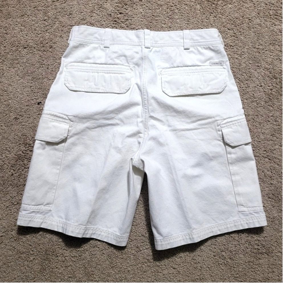 Daniel Cremieux Daniel Cremieux White 100% Cotton Cargo Shorts - Size 33 Size US 33 - 2 Thumbnail