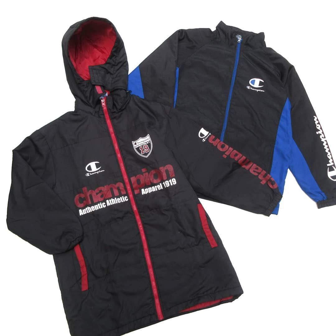 Champion Champion Red size M hooded nylon jacket trainning jogging Size US M / EU 48-50 / 2 - 1 Thumbnail