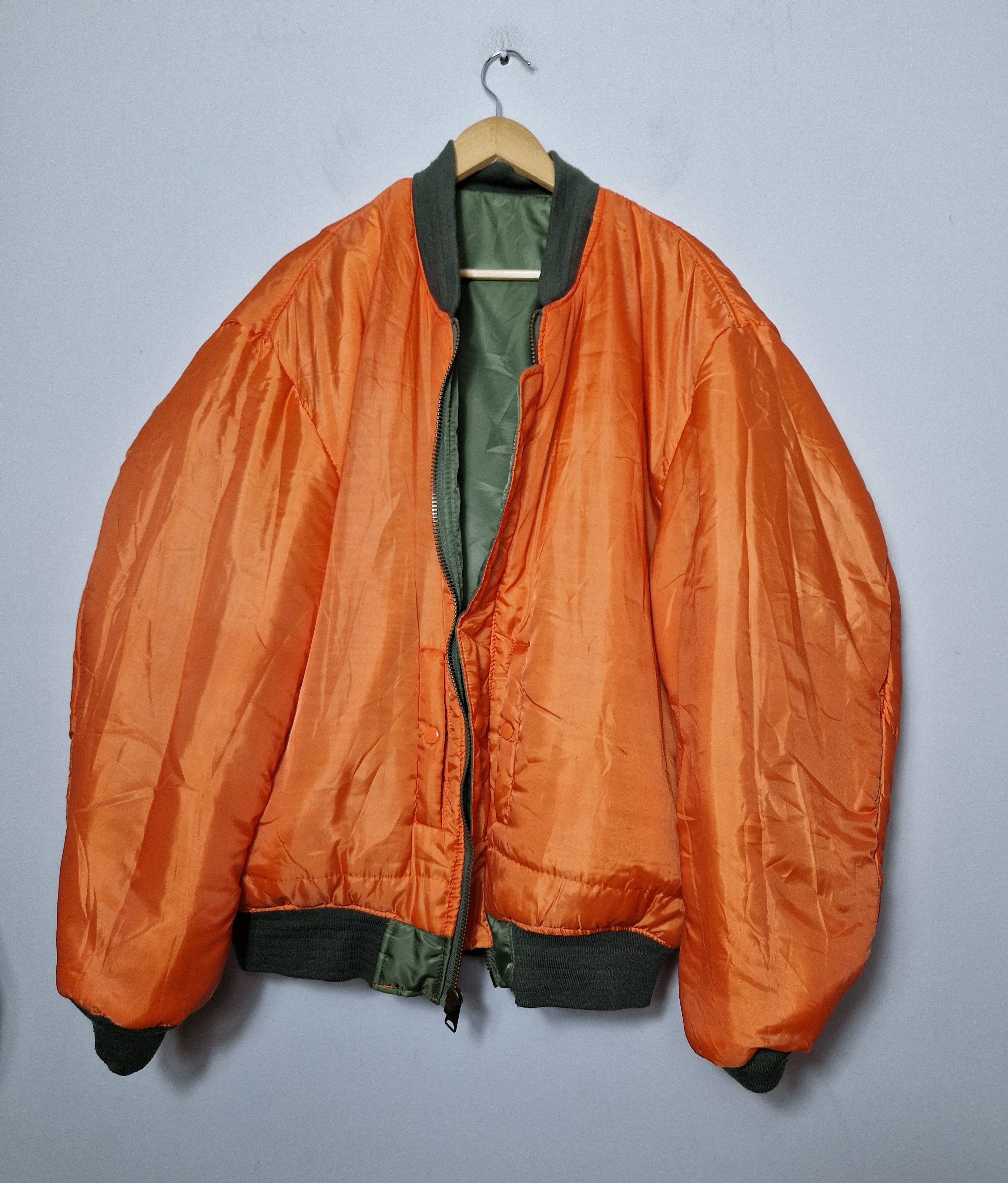 Alpha Industries USAF American Flyers Alpha Vintage Bomber Military MA-1 Size US XXL / EU 58 / 5 - 4 Thumbnail