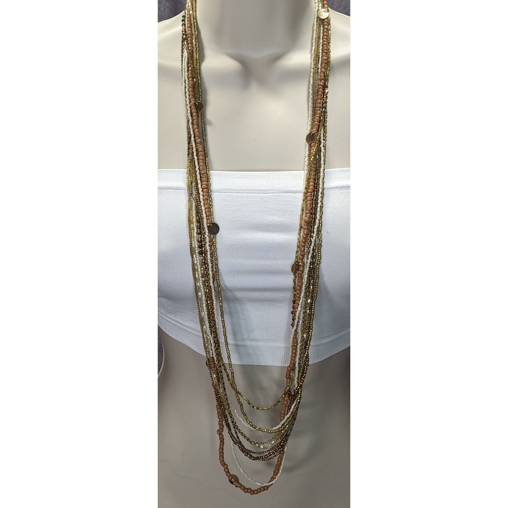 Other Vintage Bohemian Multi-Strand Beaded Necklace Size ONE SIZE - 1 Thumbnail