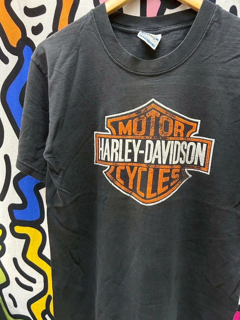 Harley Davidson Vintage 90s Harley Davidson tshirt size S Size US S / EU 44-46 / 1 - 1 Thumbnail