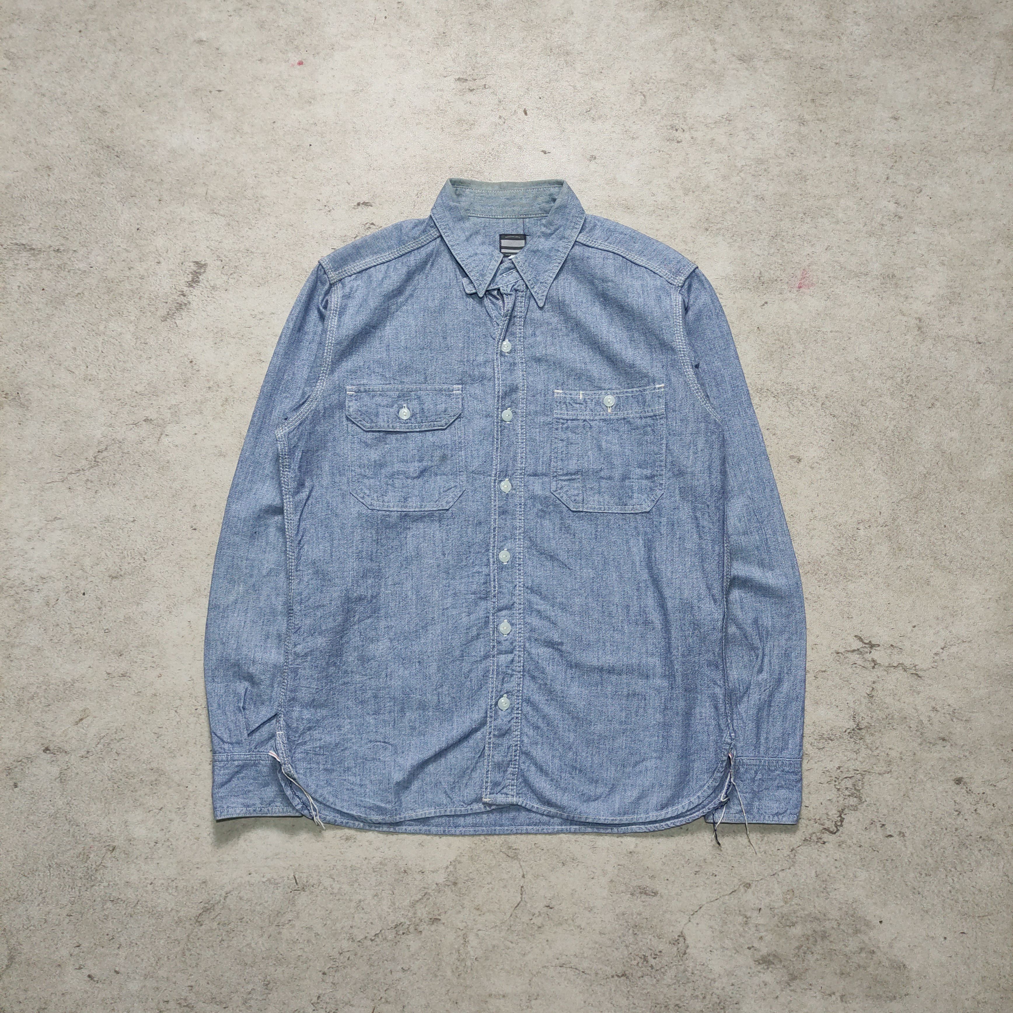 Momotaro Jeans Momotaro Chambray Shirt — Japan Made Size US M / EU 48-50 / 2 - 5 Thumbnail