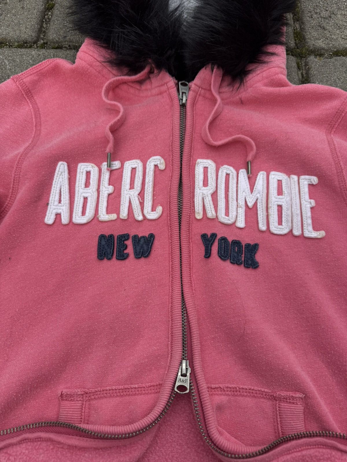 Abercrombie & Fitch Abercrombie & Fitch fur Zip Hoodie if six was nine Style Size L / US 10 / IT 46 - 4 Thumbnail