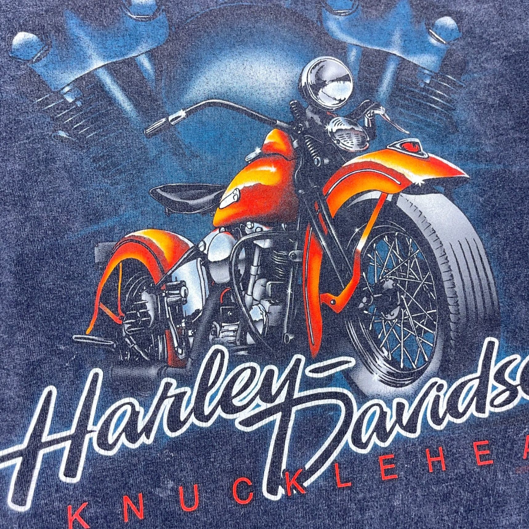 Harley Davidson VINTAGE Harley-Davidson Shirt Graphic Print XL Black 2000s Biker Mens Size US XL / EU 56 / 4 - 4 Thumbnail