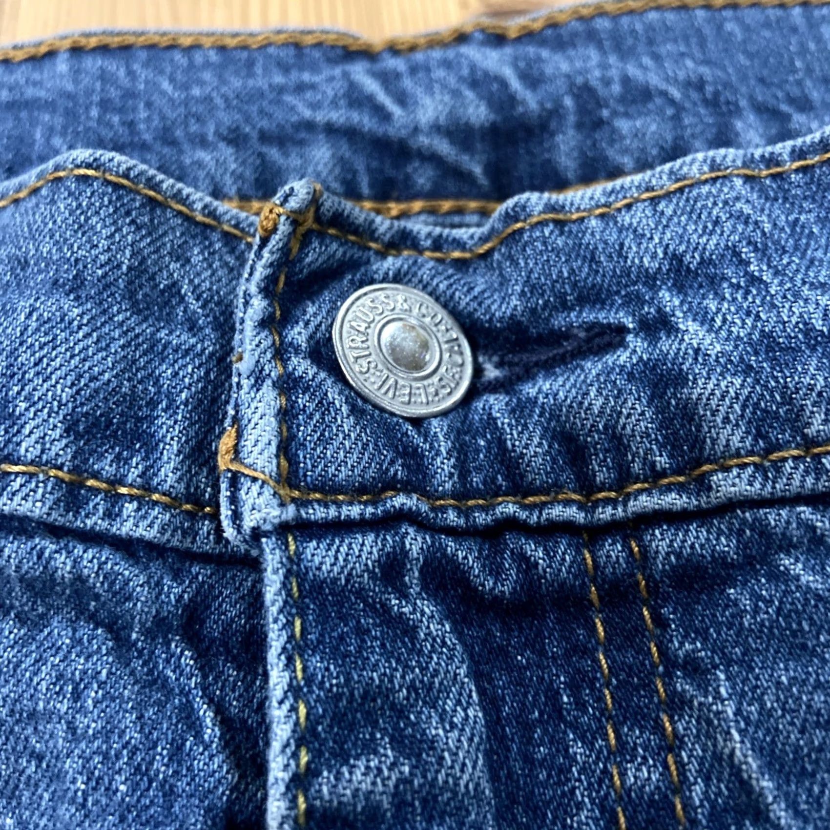 Levi's Levi's 505 Jeans MENS 38X29 Regular Straight Denim 100% Cotton Size US 38 / EU 54 - 3 Thumbnail