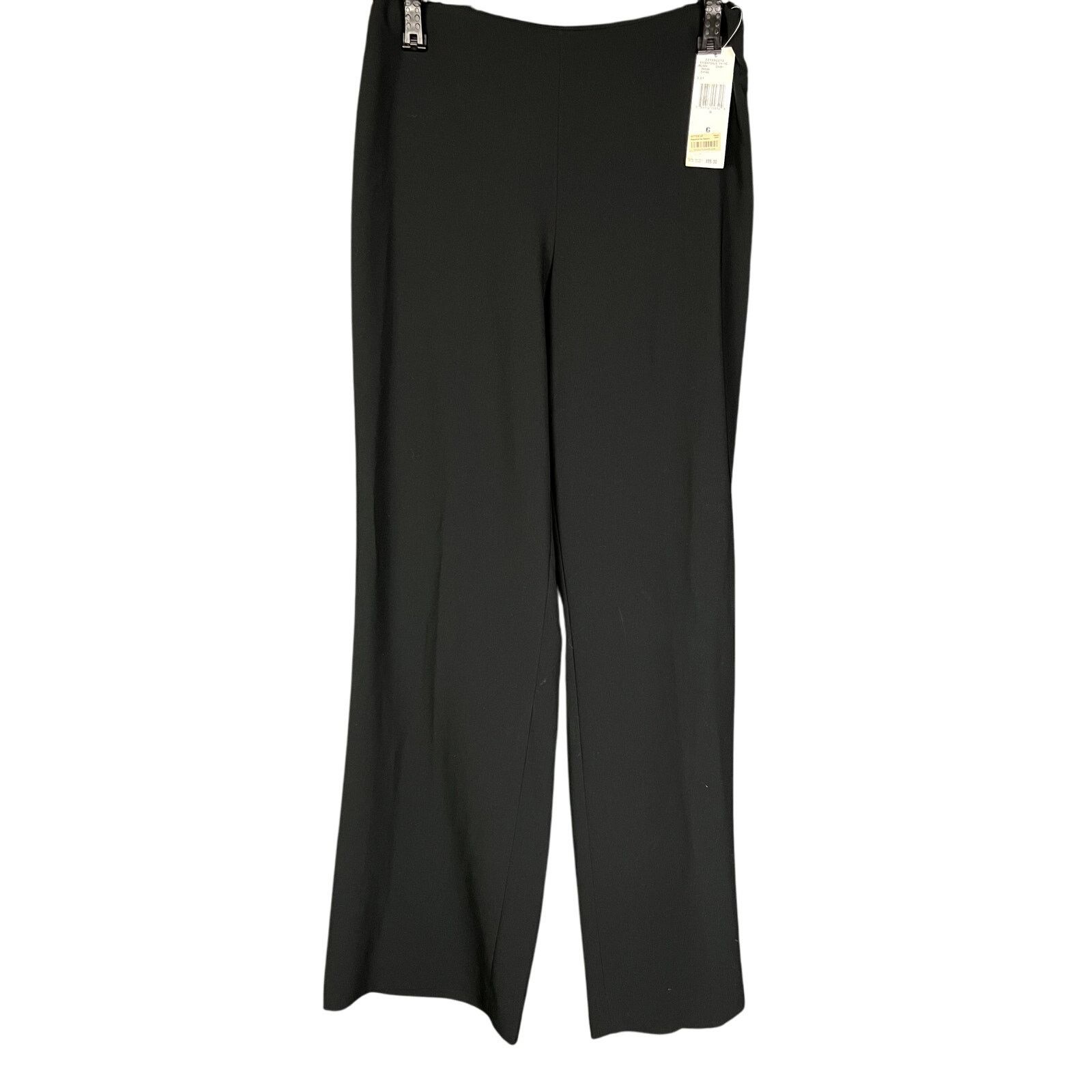 Jones New York Jones New York Women's 6 Wide Leg Flowy Black Dress Pants Size 28" / US 6 / IT 42 - 2 Thumbnail