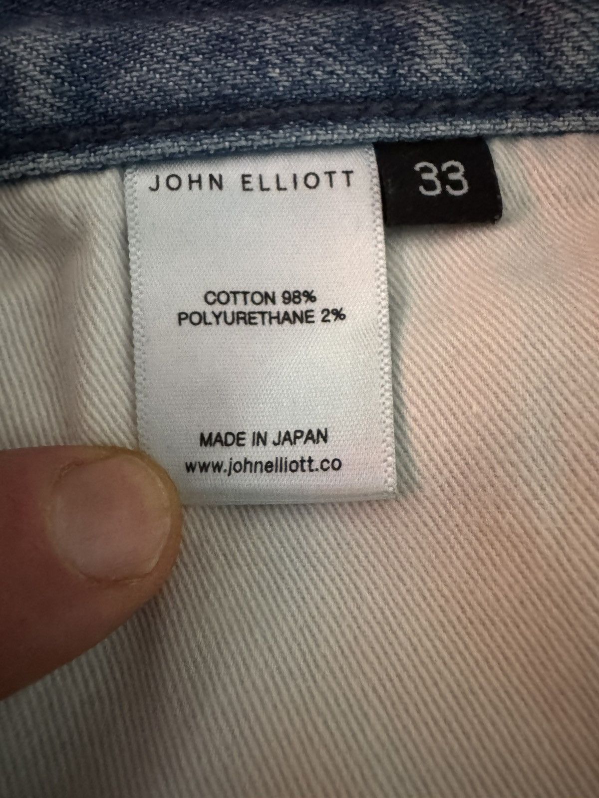 John Elliott John Elliot Denim 32 Size US 32 / EU 48 - 3 Thumbnail