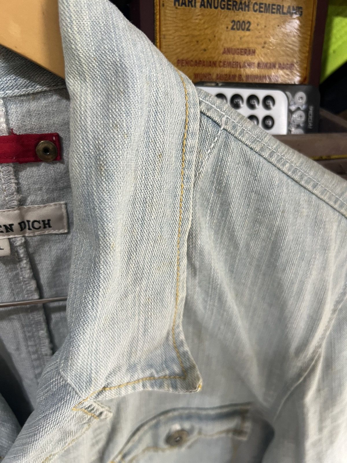 Japanese Brand 🔥Vintage Open Dich Union Made Denim Chore Jacket Size US M / EU 48-50 / 2 - 12 Thumbnail