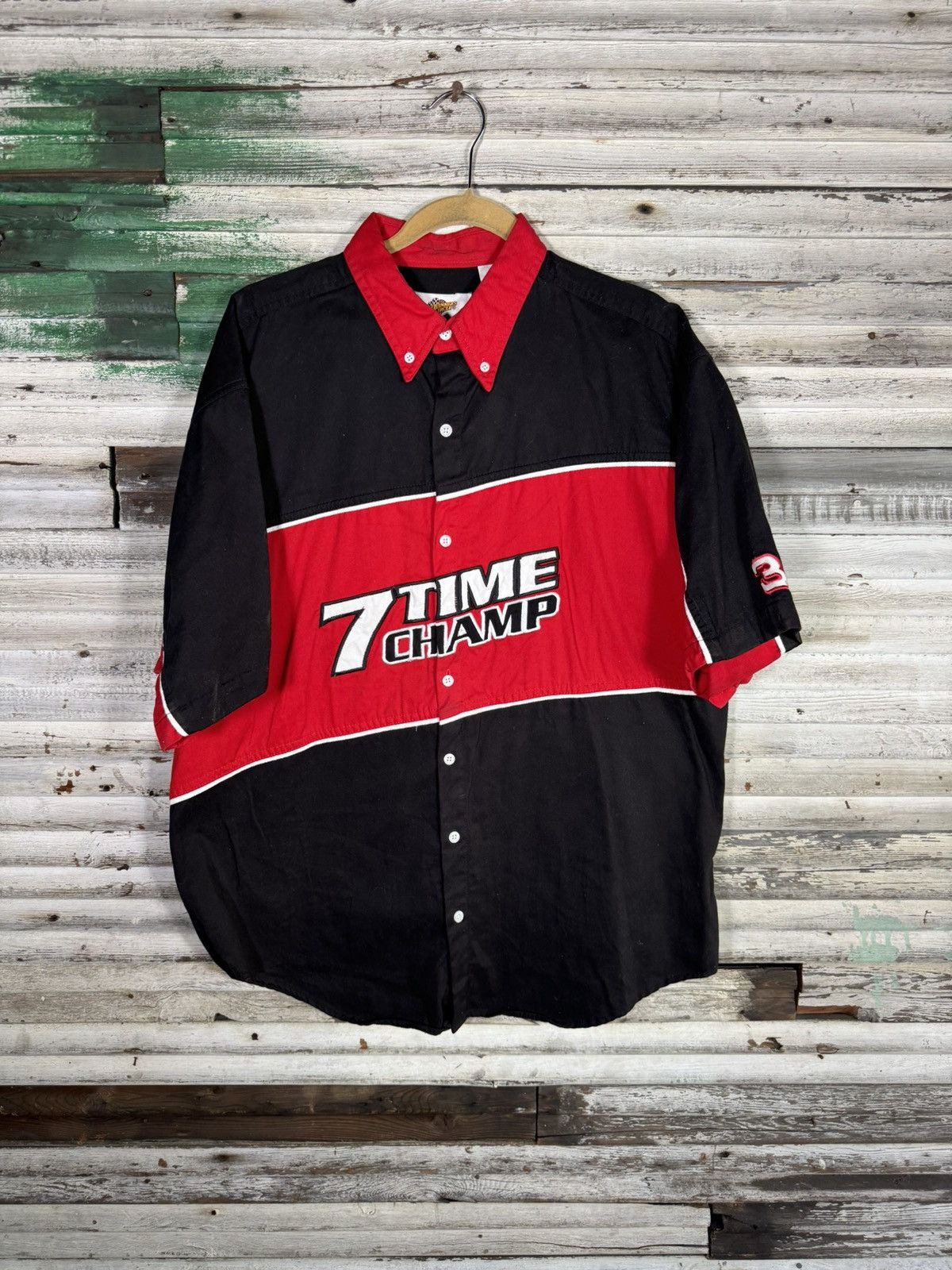 NASCAR × Vintage Dale Earnhardt 7 Time Champ Nascar Shirt Size US XL / EU 56 / 4 - 1 Thumbnail