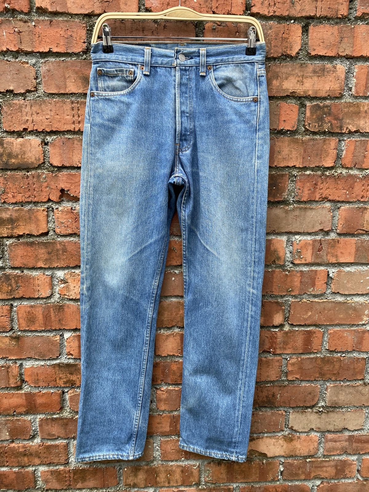 Levi's × Levi's Vintage Clothing × Vintage W29x30.5 vintage levi's 90s 501 made in USA Size US 29 - 1 Thumbnail