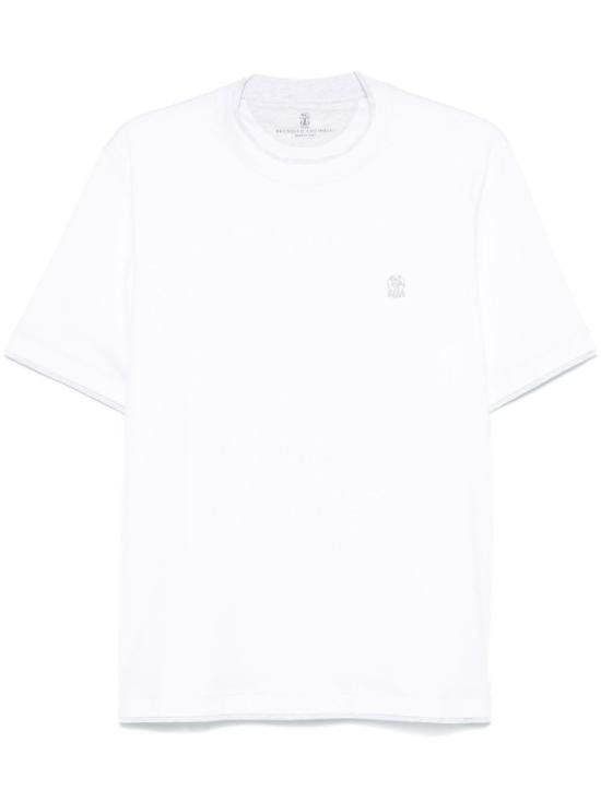 Tシャツ・カットソー CUCINELLI BRUNELLO Men M0B137427G White T-shirt CW787