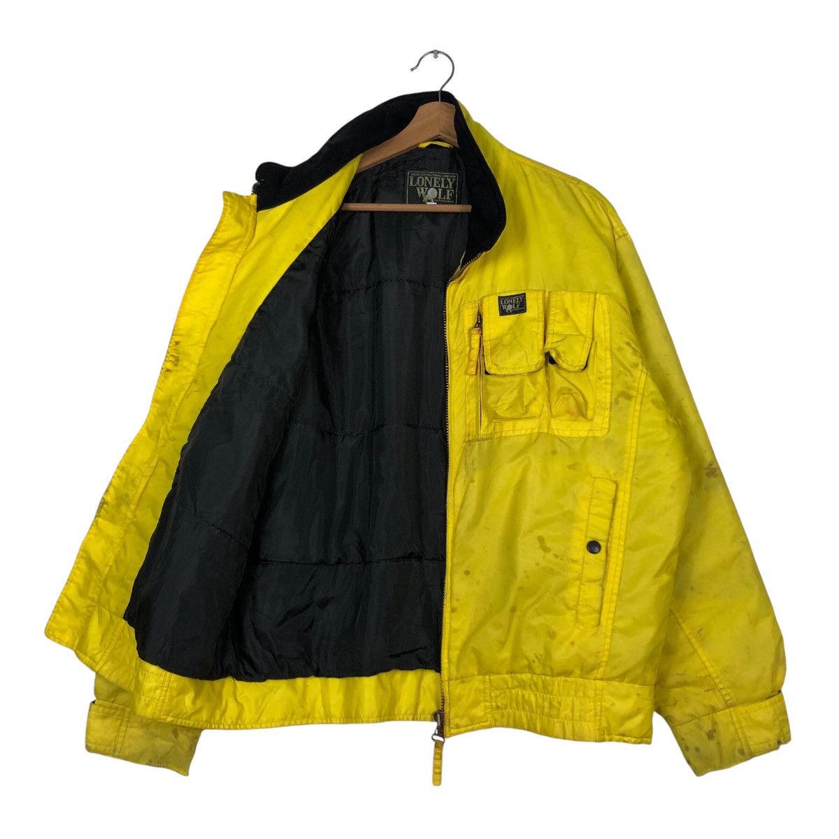 Japanese Brand 📌Vintage Bomber Jacket Lonely Wolf Utility Design Bondage Size US L / EU 52-54 / 3 - 12 Thumbnail