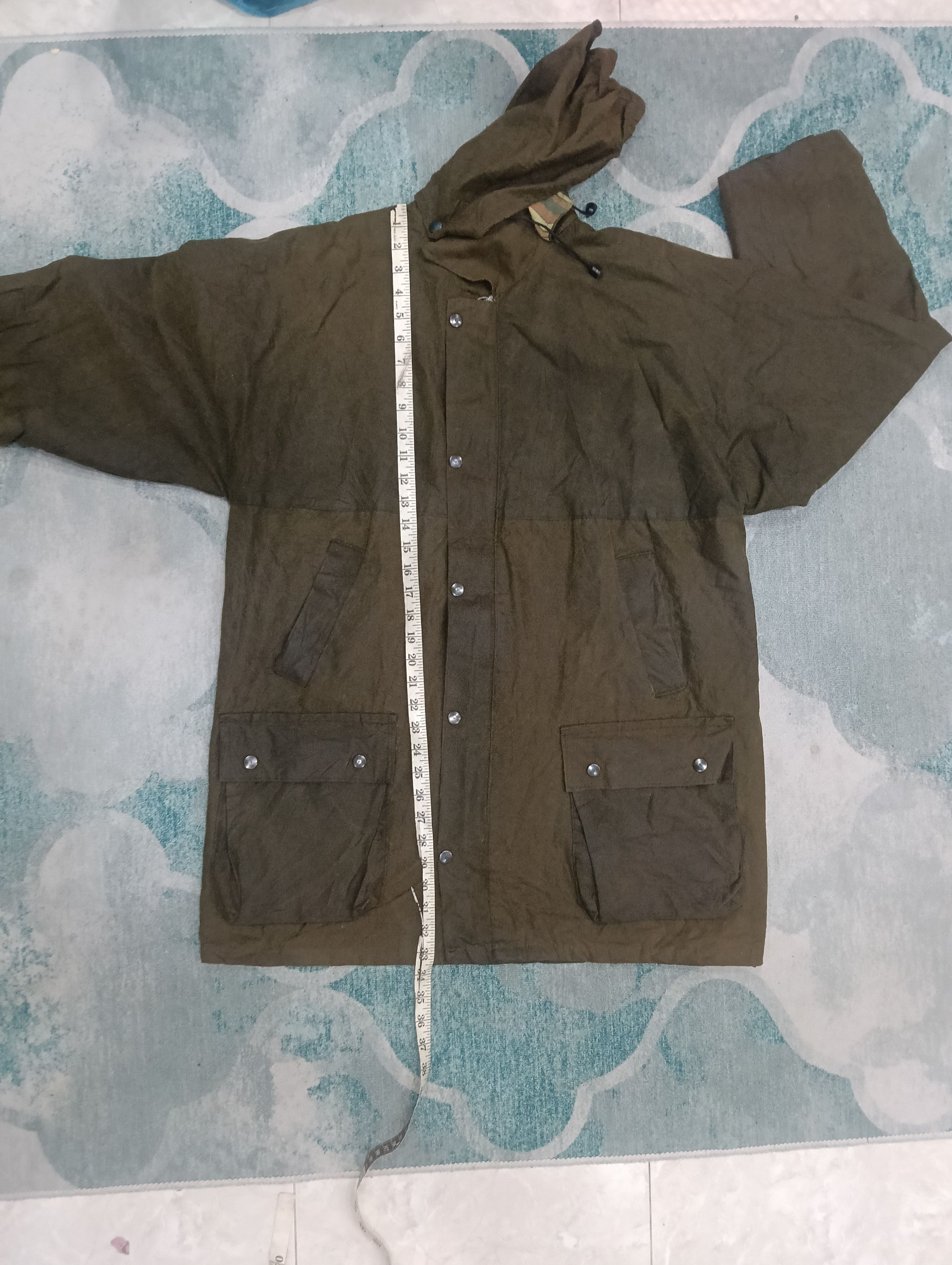 Vintage Vintage Raf British Army Wax Jacket Like Barbours Size US L / EU 52-54 / 3 - 14 Thumbnail