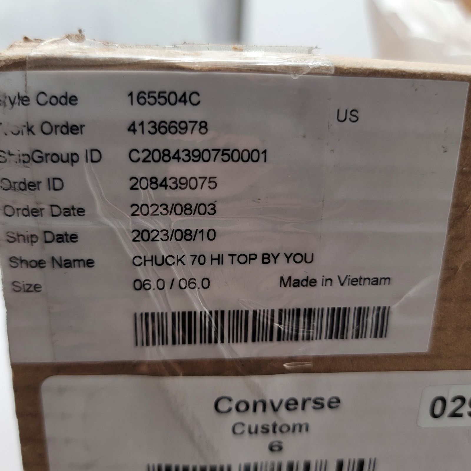 Converse Custom Order Converse Chuck 70 Hi Blue, Size 6 Men 8 Women Size US 8 / IT 38 - 11 Thumbnail