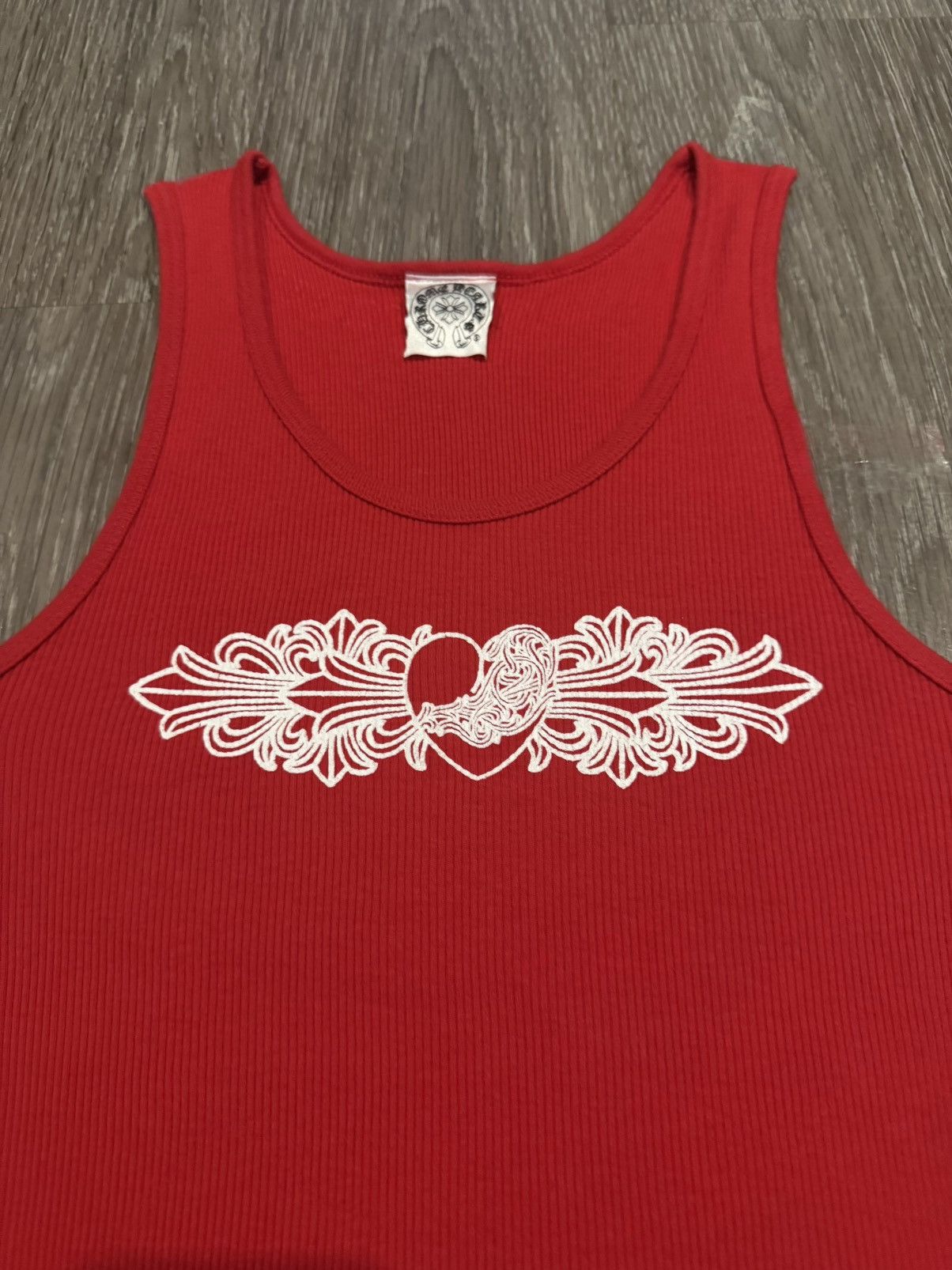 Chrome Hearts Chrome Hearts Women Red Tank Top | Grailed