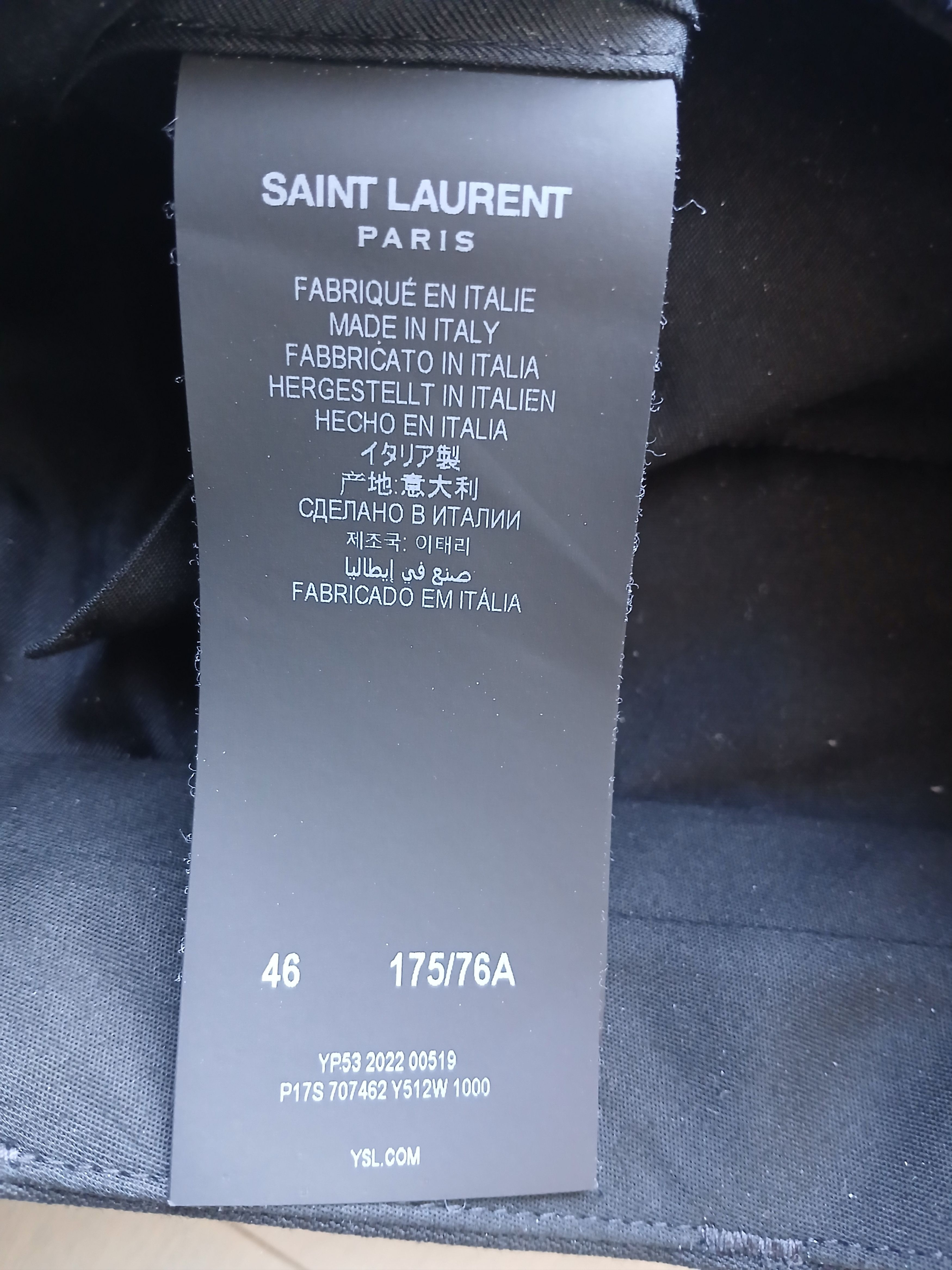 Saint Laurent Paris Saint Laurent Tapered Wool Trousers Size US 30 / EU 46 - 7 Thumbnail