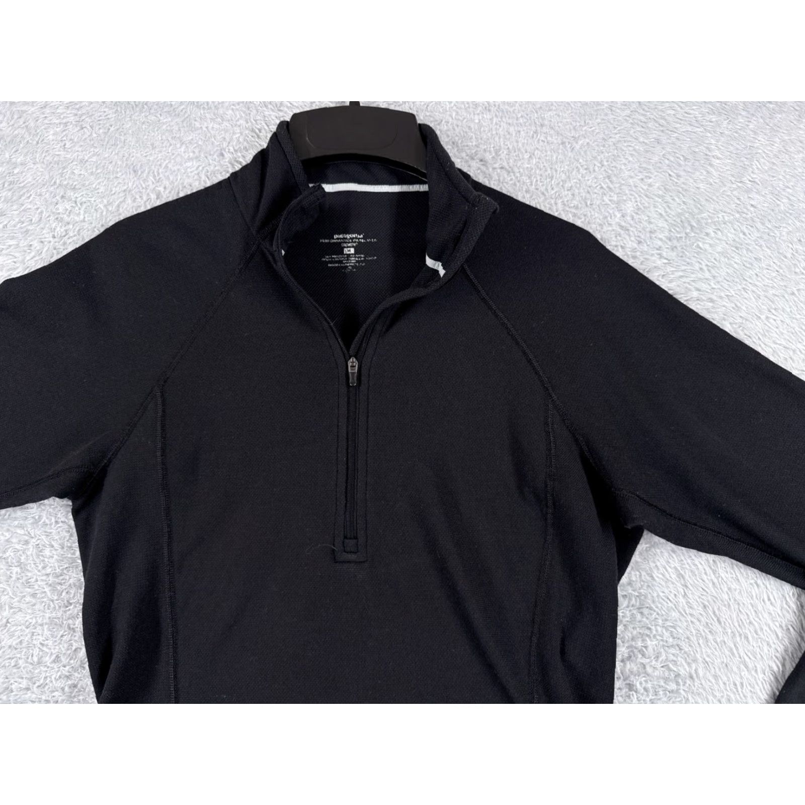 Patagonia Patagonia Sweater Women M Black Capilene 3 Zip Mock Neck 1/4 Zip Pullover Size M / US 6-8 / IT 42-44 - 4 Thumbnail